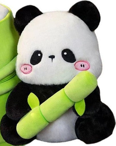 Panda with Bamboo Plush