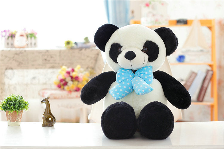 Bow Tie Panda Plush