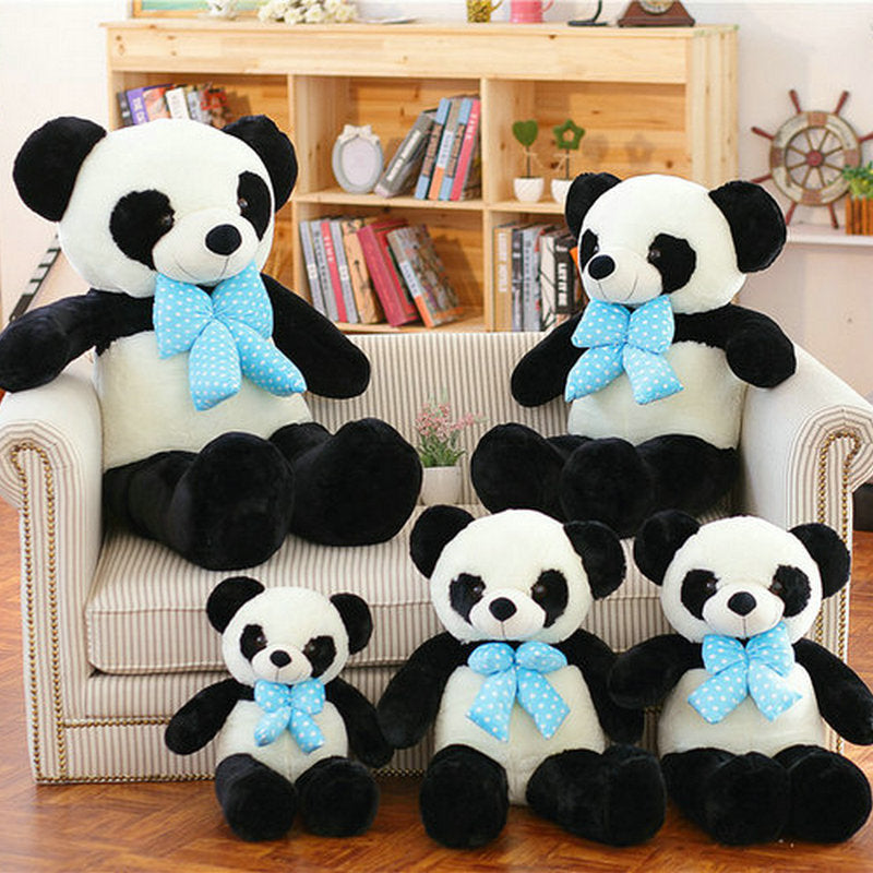 Bow Tie Panda Plush