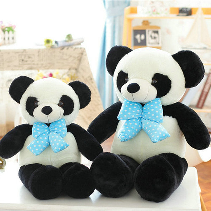 Bow Tie Panda Plush