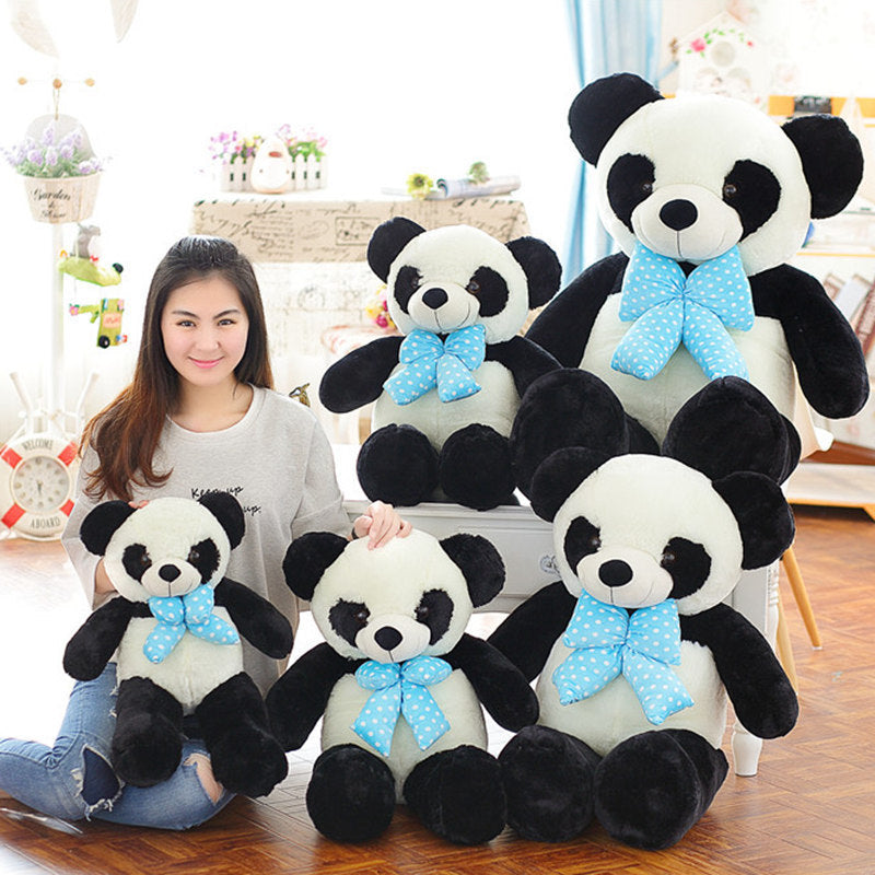 Bow Tie Panda Plush